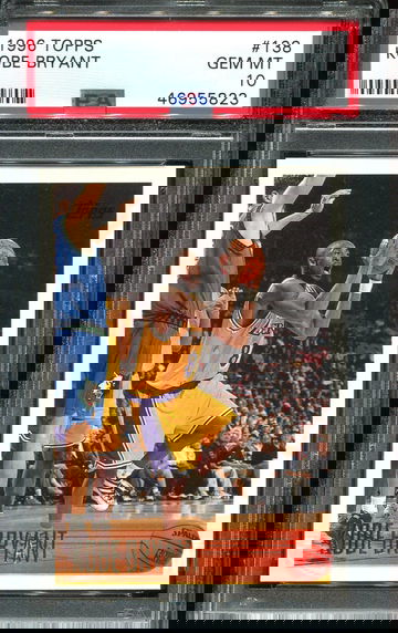 Kobe Bryant 1996 Topps PSA 10