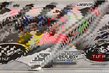 2020-21 TOPPS TIER ONE BUNDESLIGA SOCCER FACTORY-SEALED BOX (SHIPS 6-2) - SUPPORT YOUR LOCAL CARD SHOP!