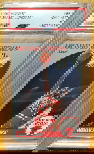 1990 HOOPS Michael Jordan PSA 8 NM - MT