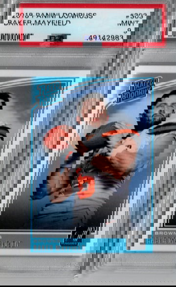 2018 Donruss Baker Mayfield PSA 9