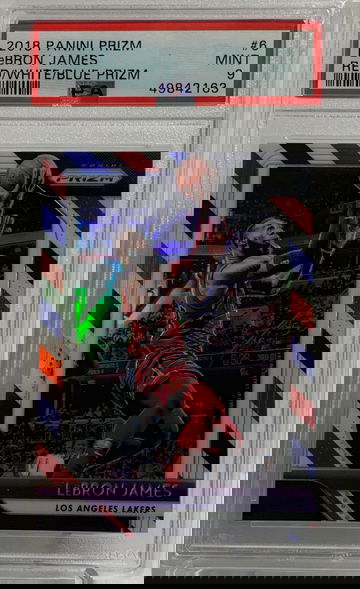 2018 Prizm Lebron James Red White And Blue psa 9