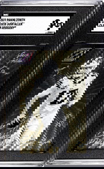 2022 Panini Zenith #CP-2018 Josh Allen Class President SGC 9