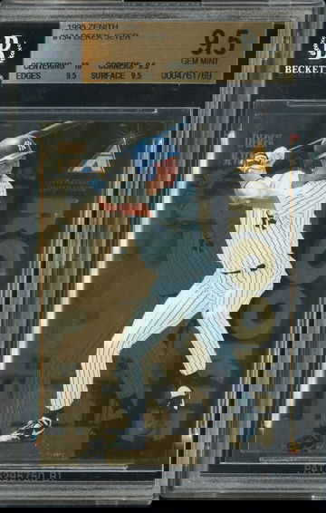 1995 Zenith #134 Derek Jeter BGS 9.5 10/9.5/9.5/9.5 