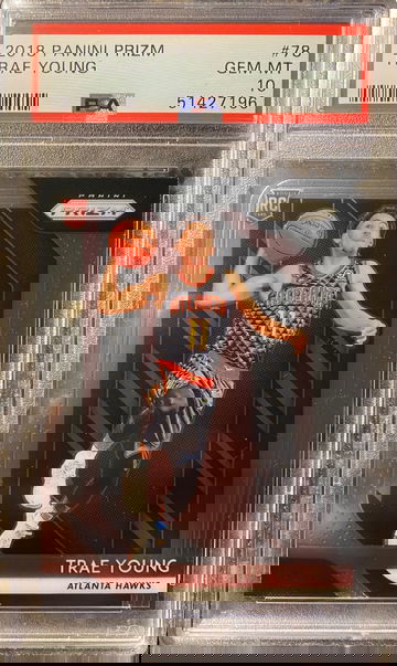 2018 panini prizm Trae Young psa 10