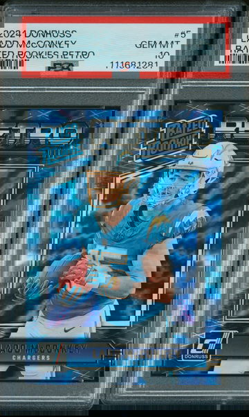 2024 Rated Rookies Retro Ladd Mcconkey #5 PSA 10