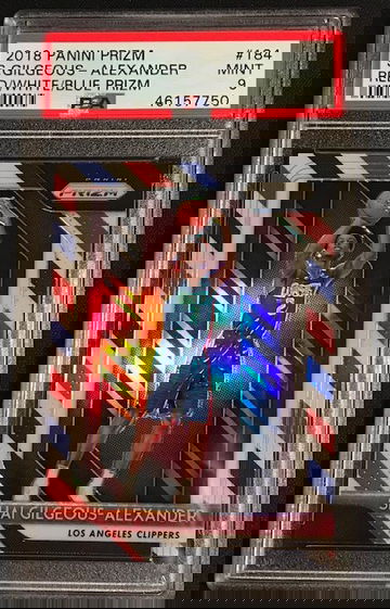 Shai Gilgeous Alexander Red /White/Blue PSA 9