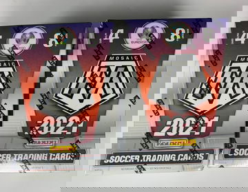 2021 Panini Mosaic UEFA Euro 2020 SOCCER  Blaster lot of 2