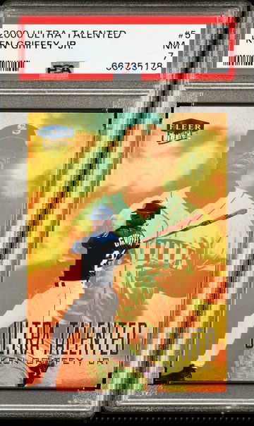 2000 Fleer Ultra Ken Griffey Jr Talented #/99 PSA 7