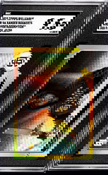 2023 Topps Big League Gold Foil Xander Bogaerts #WR-46 /50 SGC 9.5