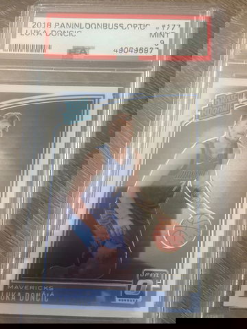 2018 Luka Doncic Rookie Optic PSA 9 MINY