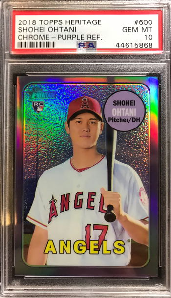 SHOHEI OHTANI - Purple REFRACTOR