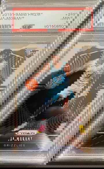 2019 PANINI PRIZM JA MORANT PSA 9