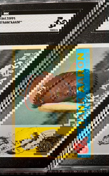 1960 Topps Hank Aaron #300 SGC 3