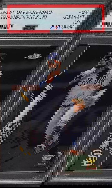 2020 topps chrome 84 Fernando tatis jr psa 10