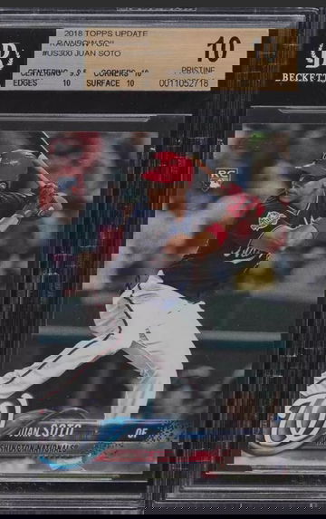 2018 JUAN SOTO Topps Update Rainbow Foil BGS 10 *PRISTINE*