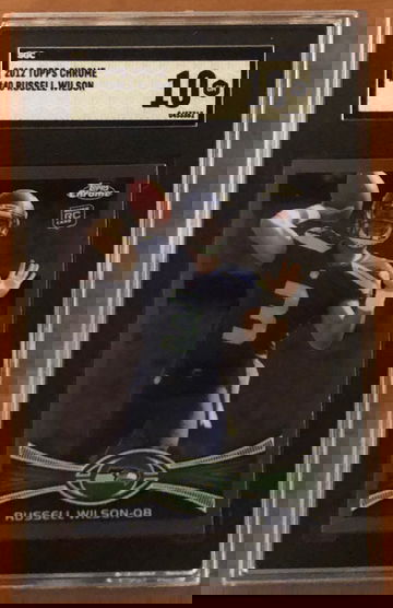 2012 Topps Chrome Russell Wilson RC #40 SGC 10