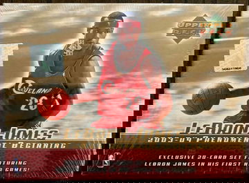 2003-04 Lebron James Rookie Phenomenal Beginning Box Set Factory Sealed