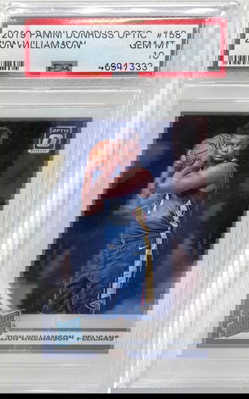 2019 Panini Donruss Optic Zion Williamson #158 RC Rookie PSA 10 