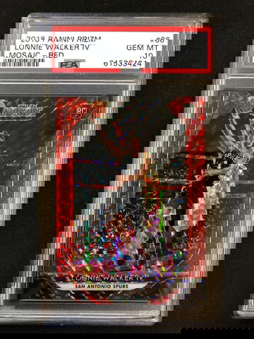 2018 Panini Prizm Mosaic - Lonnie Walker IV - Rookie Mosaic Red PSA 10