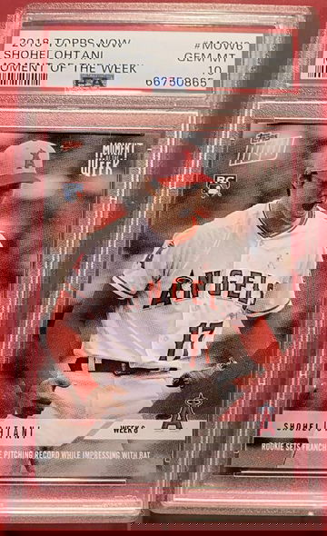 SHOHEI OTHANI 2018 Topps Now # MOW6 - PSA 10