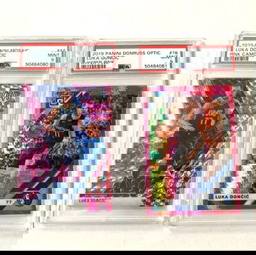 2019 luka doncic mosaic pink camo psa 9 optic hyper pink psa 9
