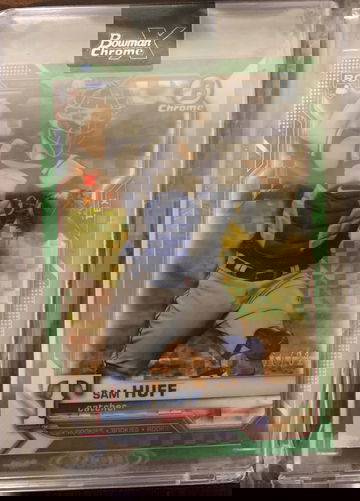 Sam huff 2021 bowman chrome x Rc /31