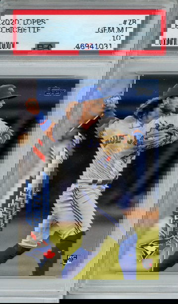 BO BICHETTE 2020 Topps #78 PSA 10 Rookie Card Toronto Blue Jays