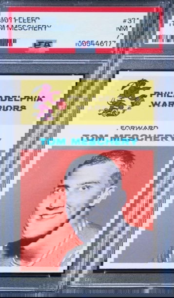 1961 Fleer #31 Tom Meschery PSA 7