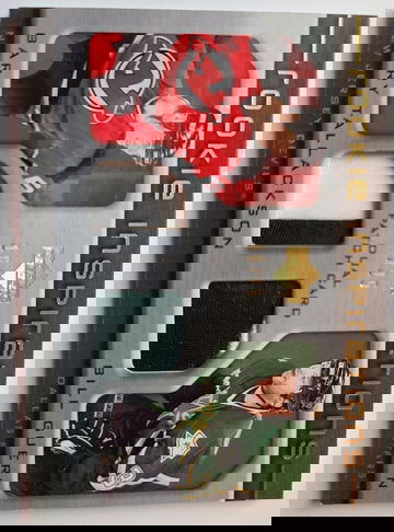 2005-06 Upper Deck Rookie Update Bill Guerin and Barry Tallackson Rookie Inspirations Dual Patch 16/25