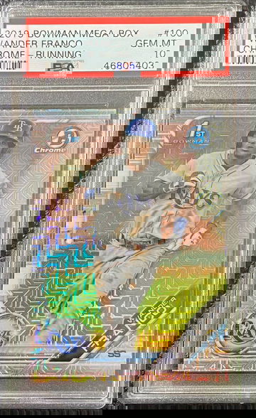 2019 Bowman Chrome Wander Franco Mega Box PSA 10