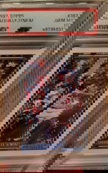 1992 Topps Shaquille O'Neal #362 RC PSA 10