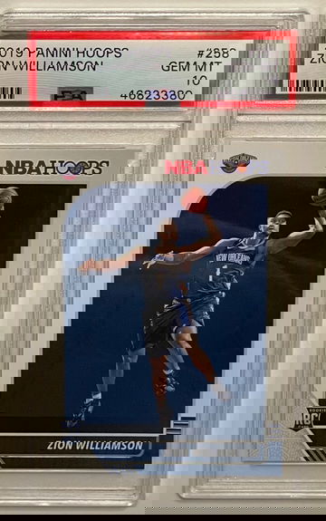 2019 Panini Hoops Zion Williamson Rookie RC #258 PSA 10 