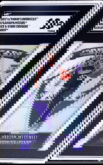 2021-22 Panini Chronicles Rookies & Stars Crusade Davion Mitchell #623 SGC 10