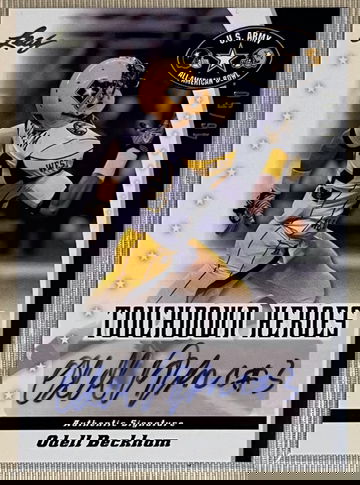 /50 2011 Leaf Army #TD-OB1 Odell Beckham Jr. All-American Bowl AUTO