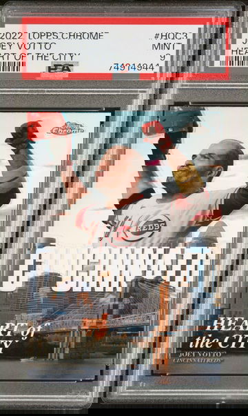 2022 Topps Chrome Heart of the City Joey Votto #HOC-3 PSA 9