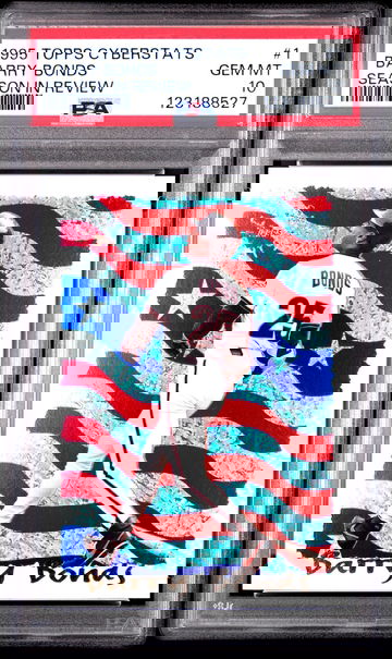 1995 Topps Cyber Stats Barry Bonds #1 PSA 10