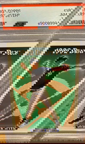 1993 Topps Derek Jeter Rookie PSA 7. 