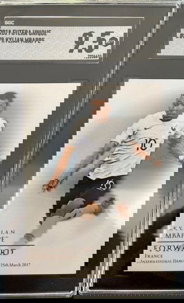 2018 Kylian Mbappe ROOKIE Futera Unique SGC 9.5 RARE