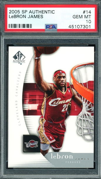 Lebron James 2005 SP Authentic #14