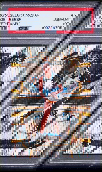 2024 PANINI SELECT WNBA ANGEL REESE SILVER FLASH #5 RC ROOKIE PSA 10