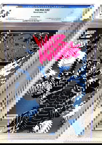 Iron Man #282 (1992) CGC 9.6 Newsstand - 1st App. War Machine Marvel Comics Key