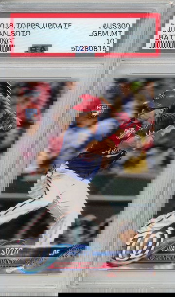 2018 Topps Update 300 Juan Soto PSA 10