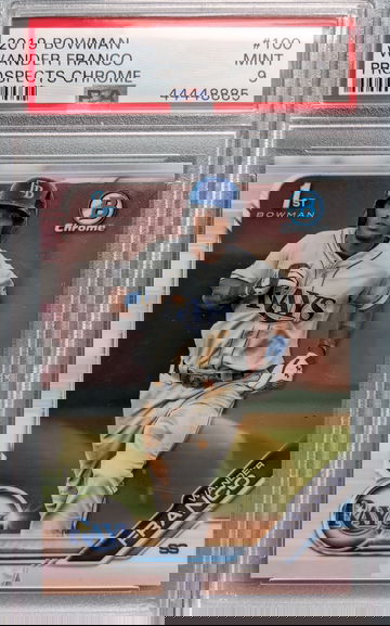 2019 1st Bowman Chrome Wander Franco PSA 9