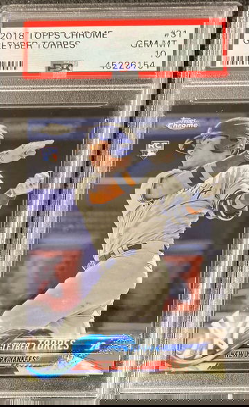 Gleyber Torres 2018 Topps chrome