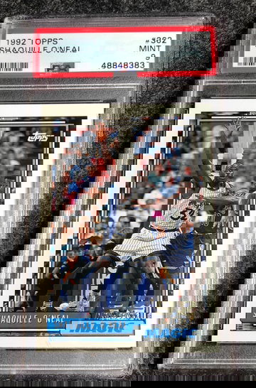 1992 Topps Shaquille Oneal Rookie #362 PSA 9 MINT 