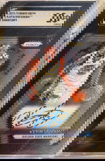2018 Prizm Signatures Kevin Durant Auto SGC10