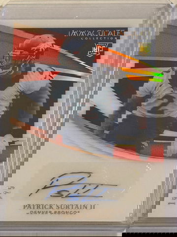 2021 Immaculate Patrick Surtain II Rookie Autographs Gold 19/25!