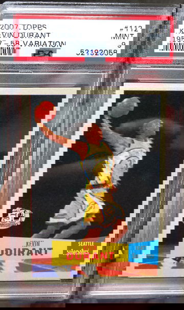 Kevin Durant 2007 rookie #111 psa mint