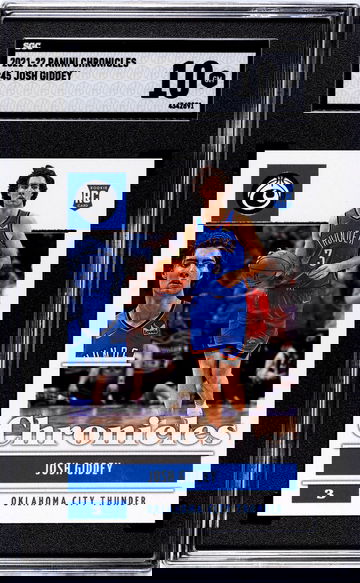 2021-22 Panini Chronicles RC #45 Josh Giddey Rookie Card Graded SGC 10 GM Gem MT