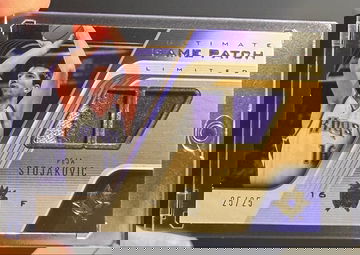 2004 Ultimate Collection Peja Stojakovic Game Patch Limited Gold Jersey /25